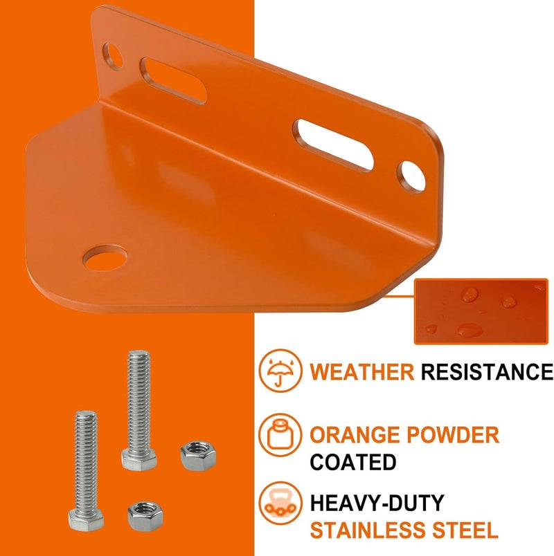 gradora Universal Towing Hitch Kit 3/4" Zero Turn Mower Hitch and 1/2" Magnetic Lawn Mower Trailer Hitch Pin (Combo Pack Green Orange) - Image 3